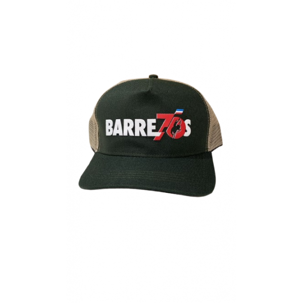 BONE 70 ANOS VERDE MILITAR/BEGE TELA
