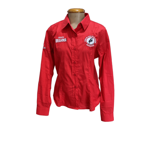 CAMISETE FEM M/L OFICIAL ROSETA 5993 / M / VERMELHO 