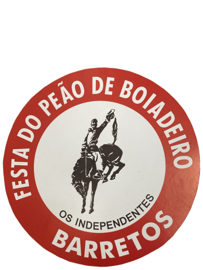 ADESIVO OFICIAL FESTA DO PEÃO DE BARRETOS 37X37