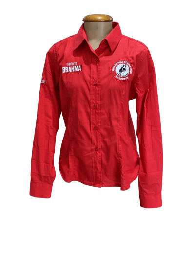 CAMISETE FEM M/L OFICIAL ROSETA 5993 / M / VERMELHO 