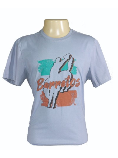 CAMISETA MASC. GOLA REDONDA BARRETOS OFICIAL FESTA DO PEÃO
